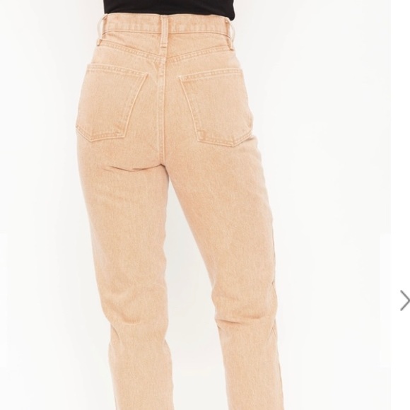Triarchy Verskinny Jeans in Clay high waisted tapered leg stonewashed Nwts - Picture 2 of 2